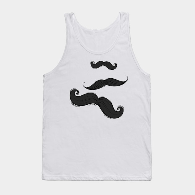 Mustache Tank Top by Weldi - 33 Studio Design